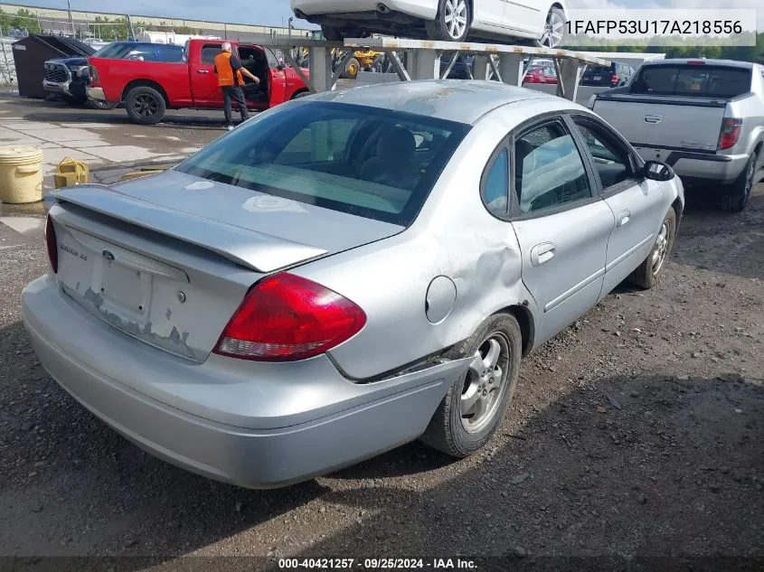 1FAFP53U17A218556 2007 Ford Taurus Se