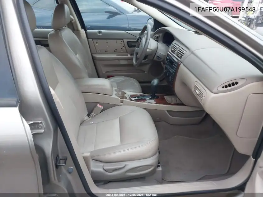 1FAFP56U07A199543 2007 Ford Taurus Sel