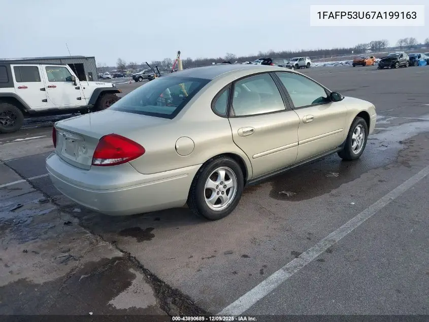 1FAFP53U67A199163 2007 Ford Taurus Se