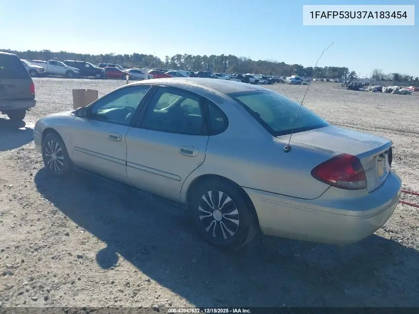 1FAFP53U37A183454 2007 Ford Taurus Se