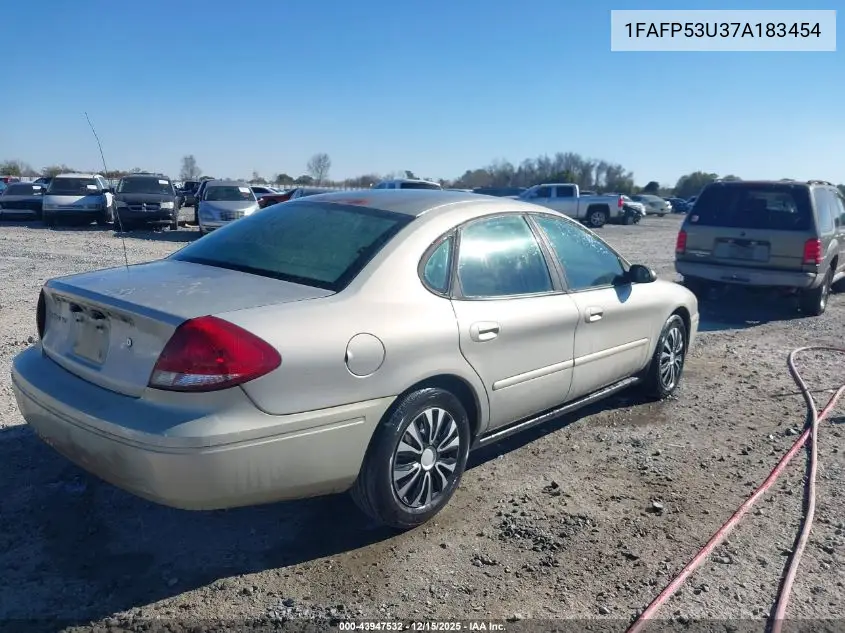 1FAFP53U37A183454 2007 Ford Taurus Se