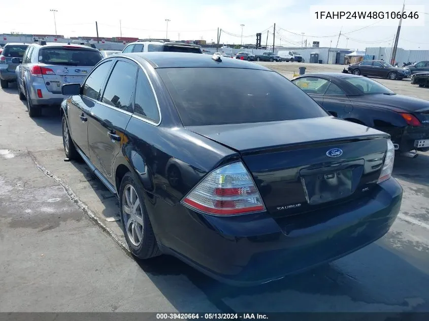 1FAHP24W48G106646 2008 Ford Taurus Sel