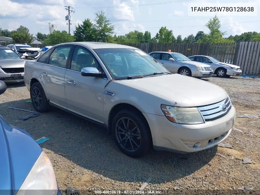 2008 Ford Taurus Limited VIN: 1FAHP25W78G128638 Lot: 40010619