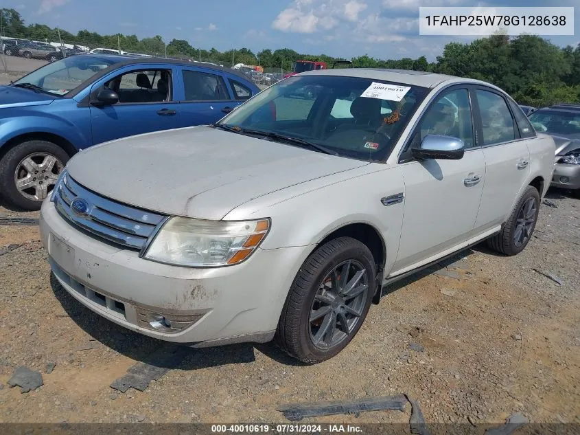 2008 Ford Taurus Limited VIN: 1FAHP25W78G128638 Lot: 40010619