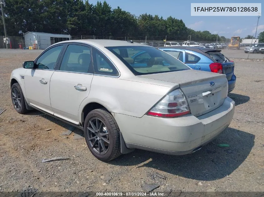 2008 Ford Taurus Limited VIN: 1FAHP25W78G128638 Lot: 40010619