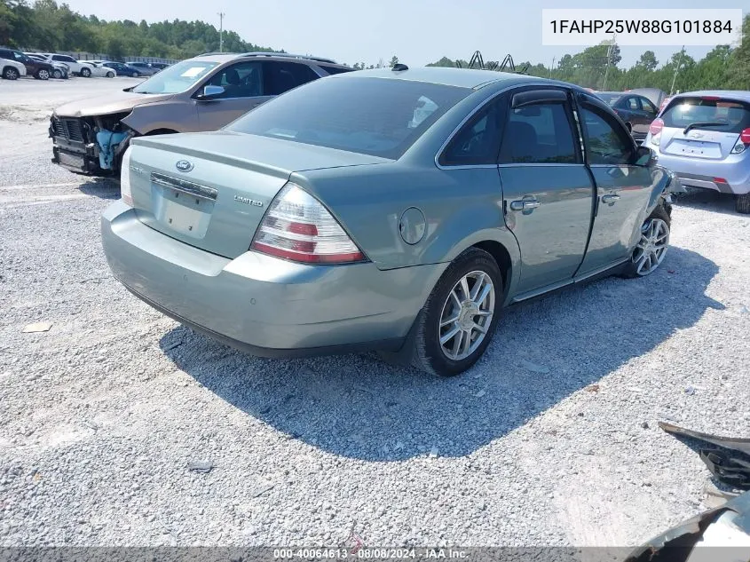 2008 Ford Taurus Limited VIN: 1FAHP25W88G101884 Lot: 40064613