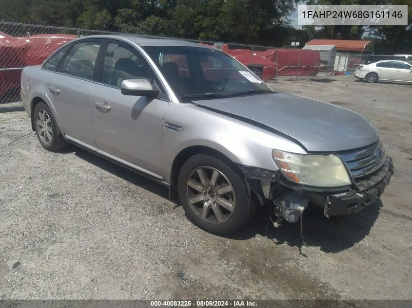 2008 Ford Taurus Sel VIN: 1FAHP24W68G161146 Lot: 40083225