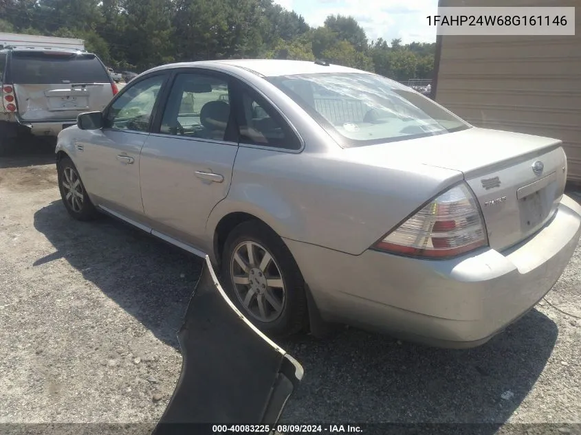 1FAHP24W68G161146 2008 Ford Taurus Sel