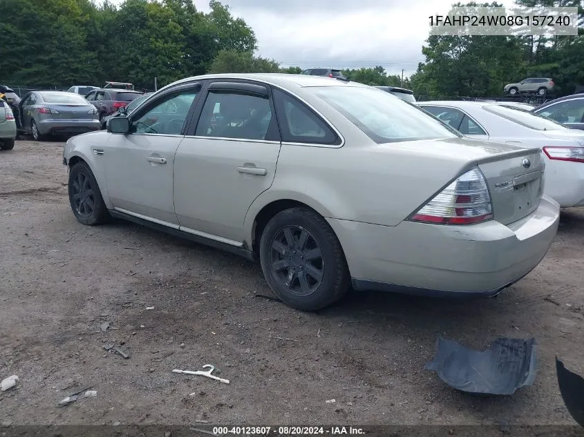 1FAHP24W08G157240 2008 Ford Taurus Sel