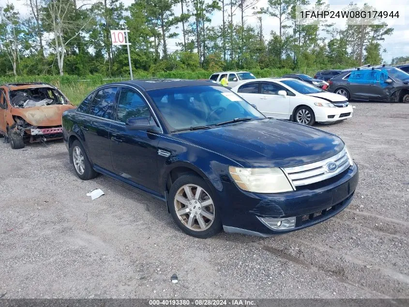 1FAHP24W08G174944 2008 Ford Taurus Sel