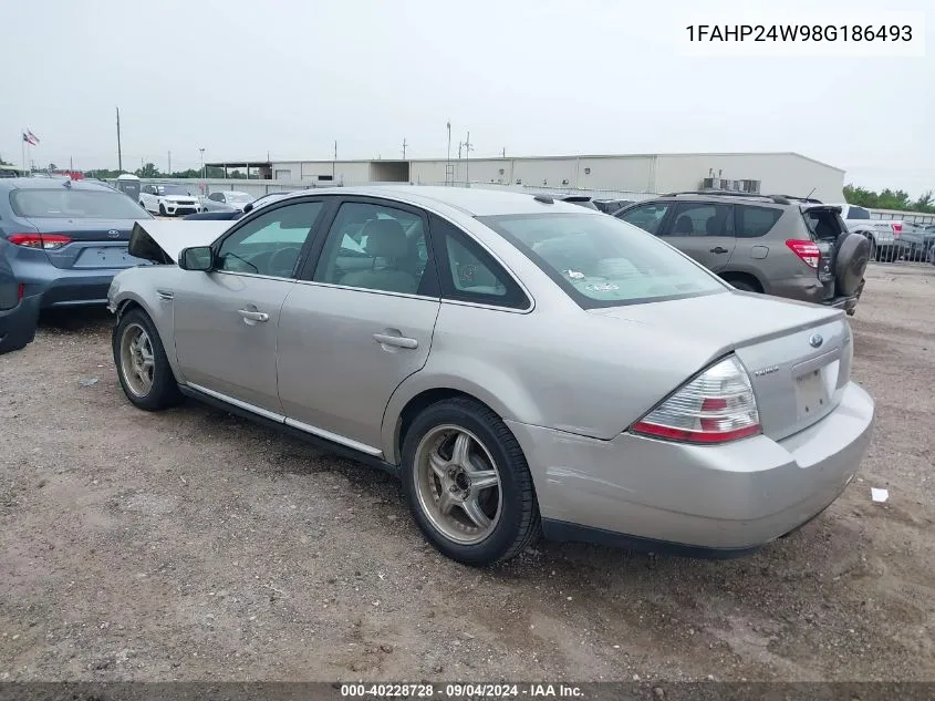 1FAHP24W98G186493 2008 Ford Taurus Sel