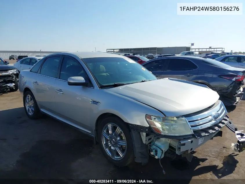 2008 Ford Taurus Sel VIN: 1FAHP24W58G156276 Lot: 40283411