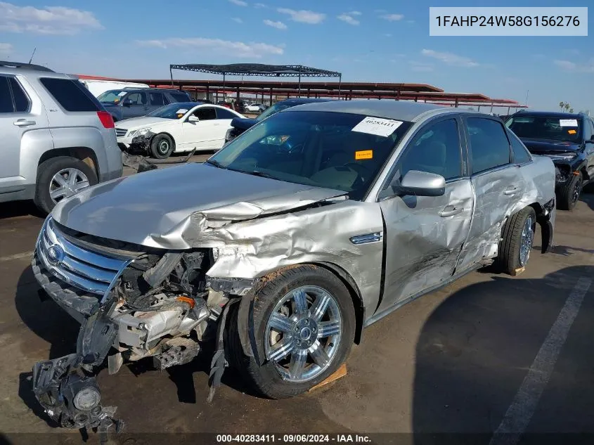 1FAHP24W58G156276 2008 Ford Taurus Sel