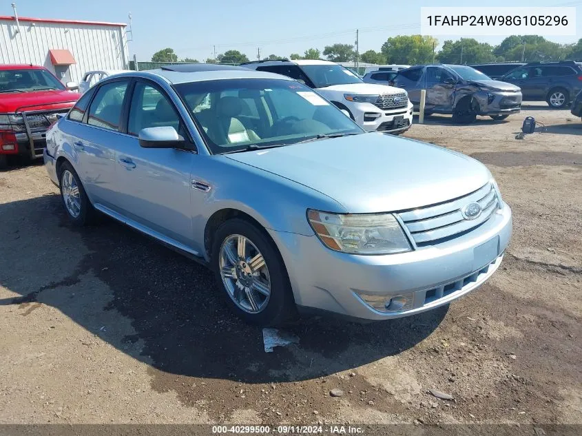 2008 Ford Taurus Sel VIN: 1FAHP24W98G105296 Lot: 40299500