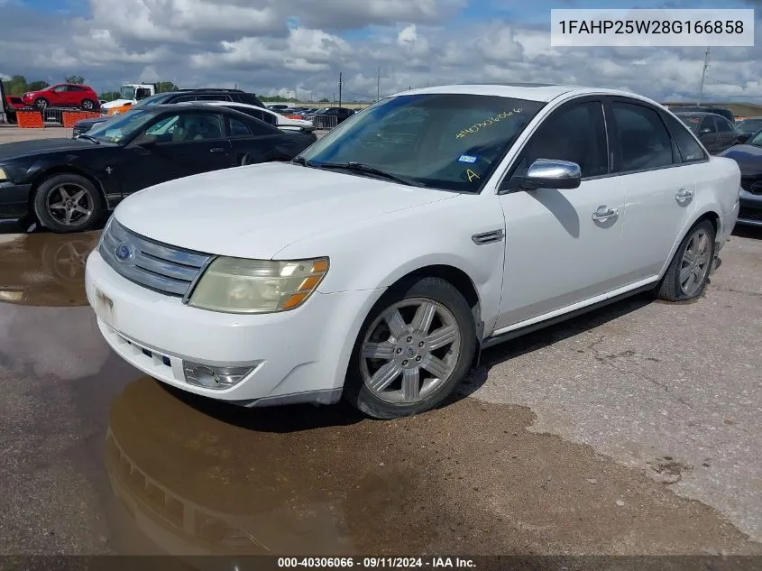 1FAHP25W28G166858 2008 Ford Taurus Limited