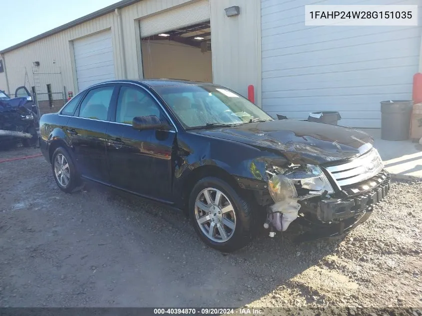 1FAHP24W28G151035 2008 Ford Taurus Sel