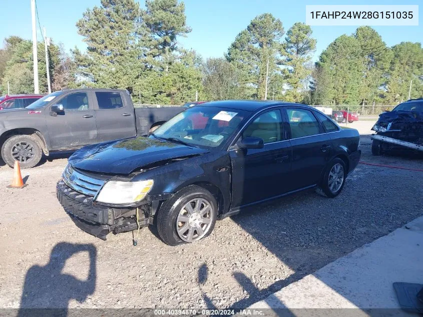 1FAHP24W28G151035 2008 Ford Taurus Sel