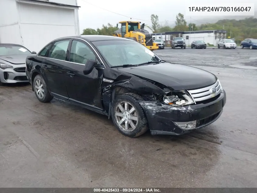 2008 Ford Taurus Sel VIN: 1FAHP24W78G166047 Lot: 40425433