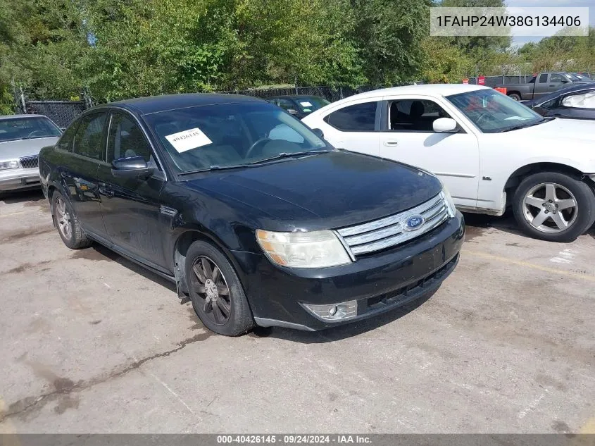 2008 Ford Taurus Sel VIN: 1FAHP24W38G134406 Lot: 40426145