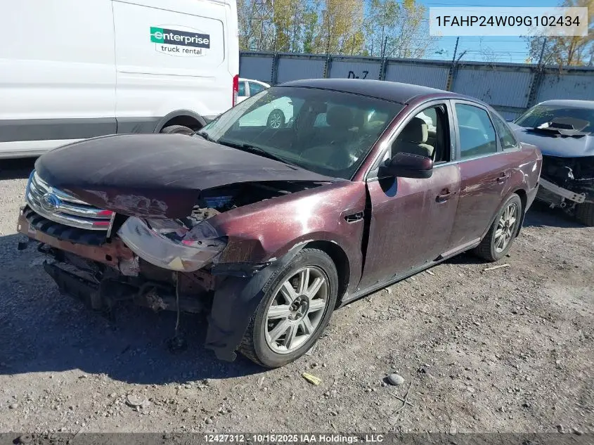 1FAHP24W09G102434 2009 Ford Taurus Sel