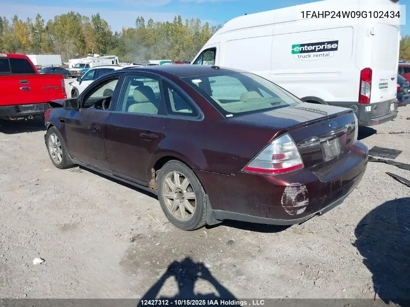 1FAHP24W09G102434 2009 Ford Taurus Sel