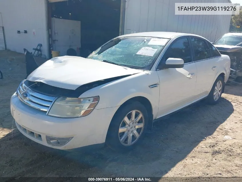 2009 Ford Taurus Se VIN: 1FAHP23W39G119276 Lot: 39076911