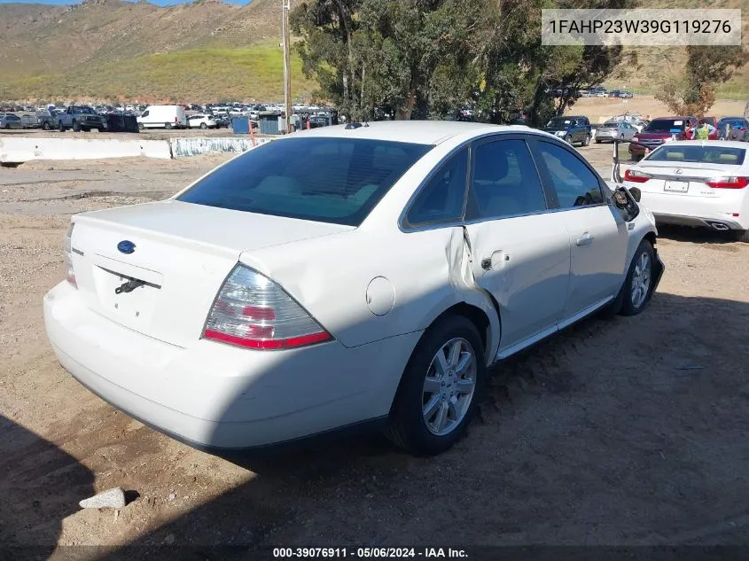 2009 Ford Taurus Se VIN: 1FAHP23W39G119276 Lot: 39076911