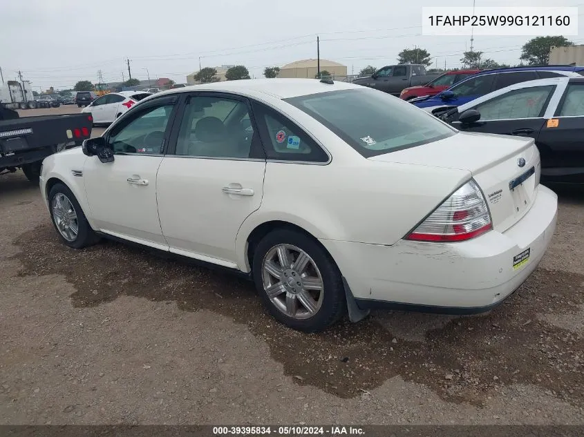 2009 Ford Taurus Limited VIN: 1FAHP25W99G121160 Lot: 39395834