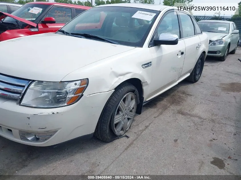 1FAHP25W39G116410 2009 Ford Taurus Limited