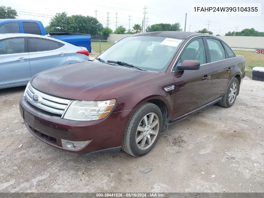 1FAHP24W39G104355 2009 Ford Taurus Sel