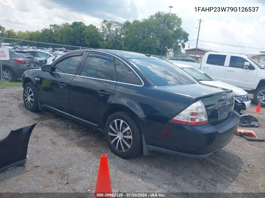 2009 Ford Taurus Se VIN: 1FAHP23W79G126537 Lot: 39962328