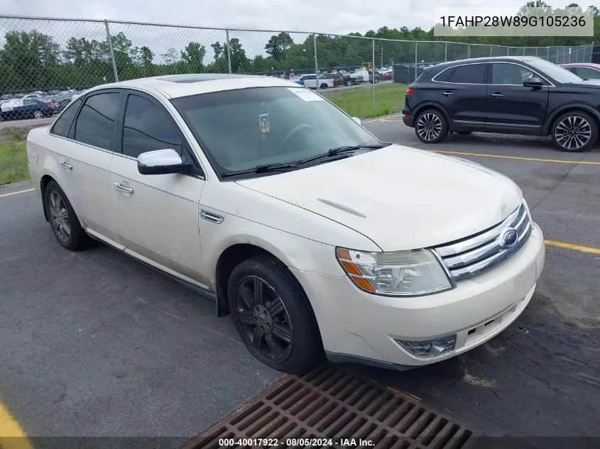 2009 Ford Taurus Limited VIN: 1FAHP28W89G105236 Lot: 40017922