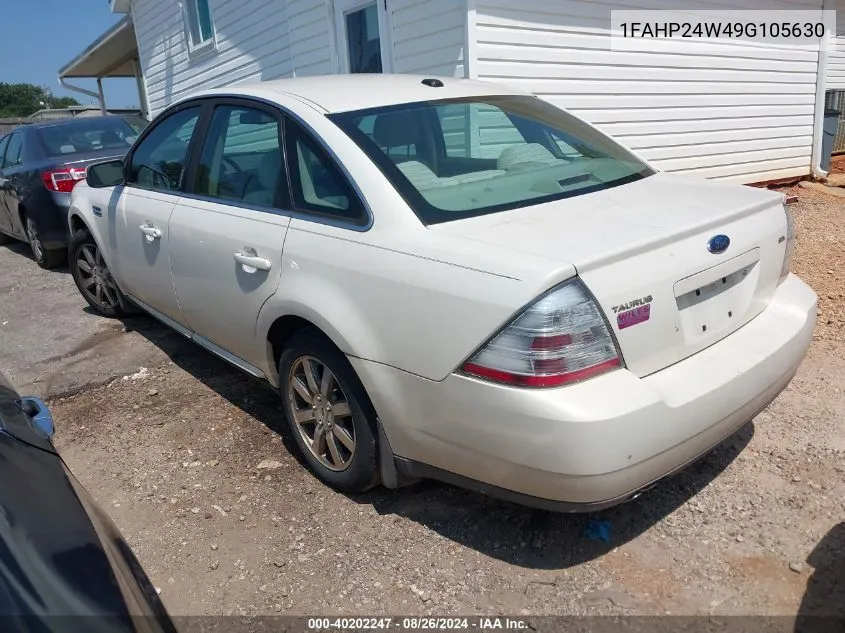 2009 Ford Taurus Sel VIN: 1FAHP24W49G105630 Lot: 40202247