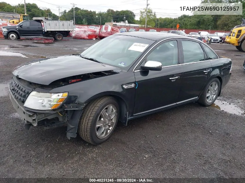 2009 Ford Taurus Limited VIN: 1FAHP25W69G125957 Lot: 40231245