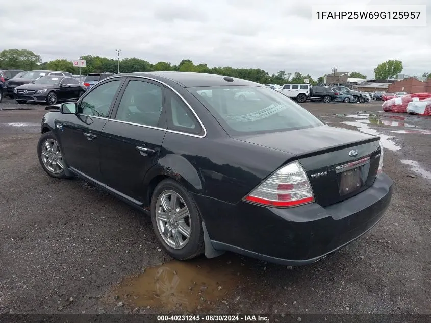 2009 Ford Taurus Limited VIN: 1FAHP25W69G125957 Lot: 40231245