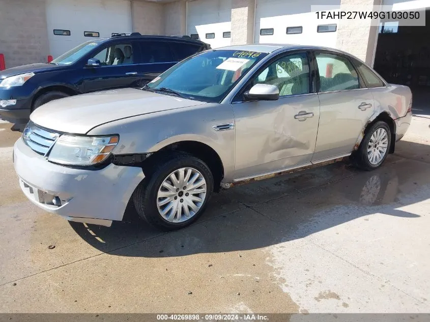 1FAHP27W49G103050 2009 Ford Taurus Sel