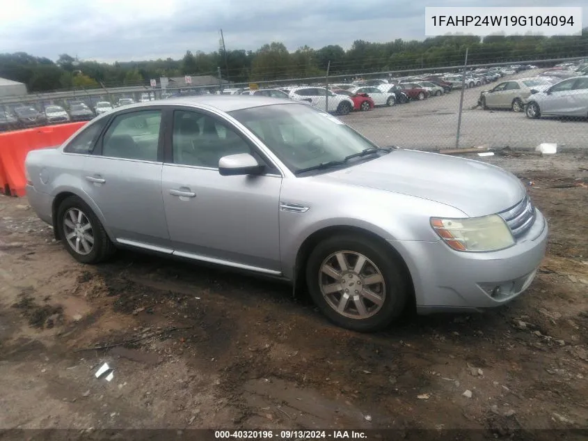 1FAHP24W19G104094 2009 Ford Taurus Sel