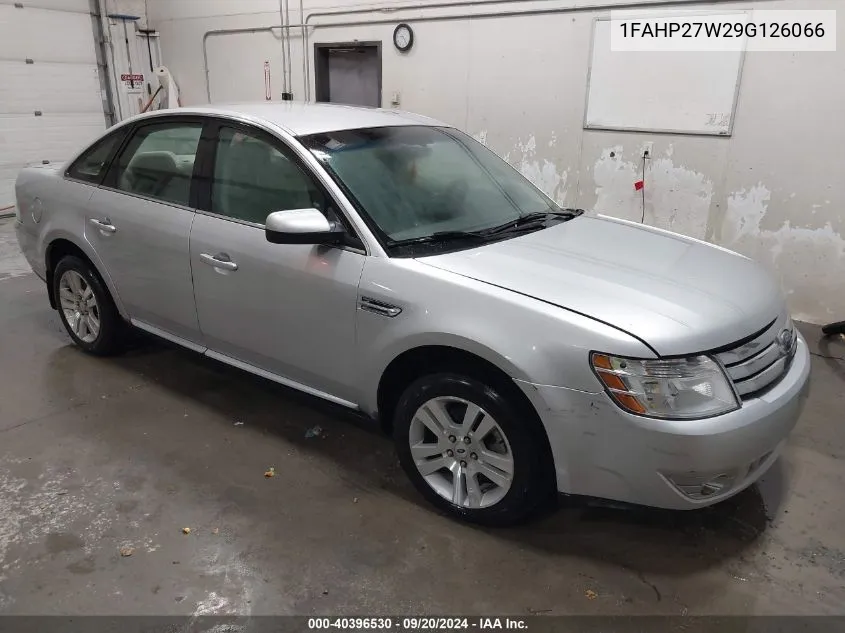 1FAHP27W29G126066 2009 Ford Taurus Sel