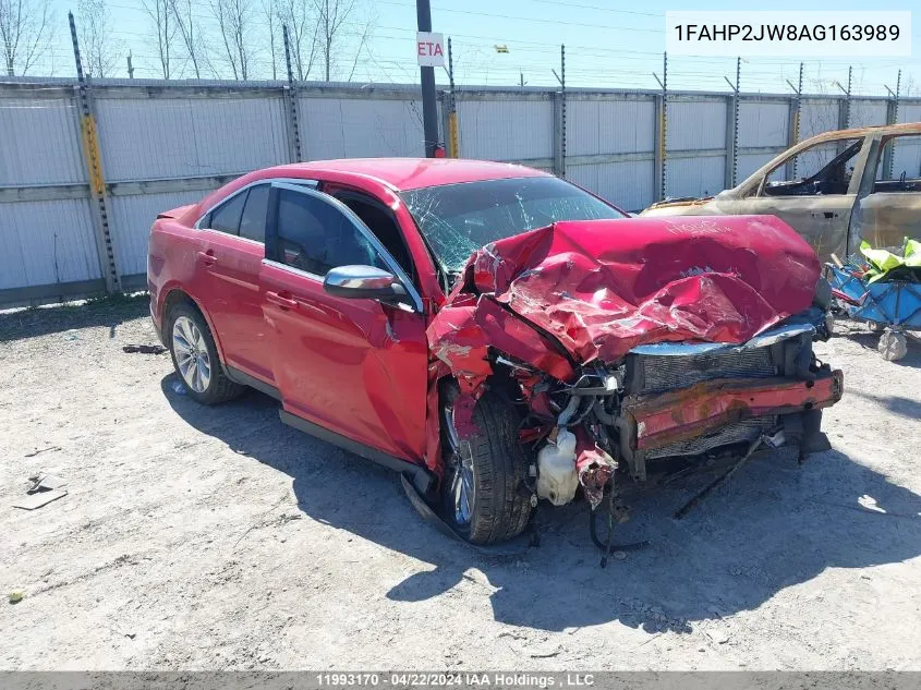 2010 Ford Taurus Limited VIN: 1FAHP2JW8AG163989 Lot: 11993170