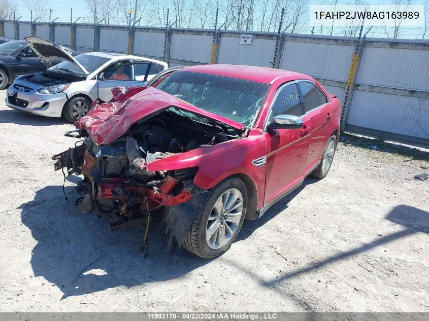 2010 Ford Taurus Limited VIN: 1FAHP2JW8AG163989 Lot: 11993170