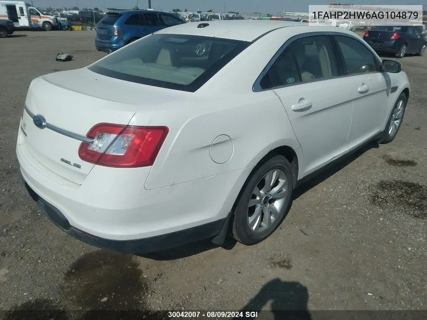 1FAHP2HW6AG104879 2010 Ford Taurus Sel