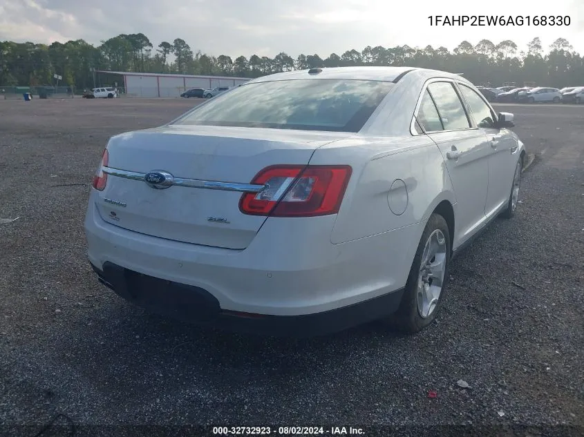 2010 Ford Taurus Sel VIN: 1FAHP2EW6AG168330 Lot: 32732923