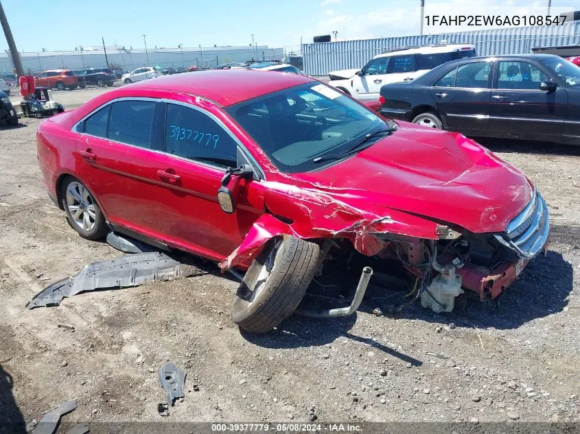 2010 Ford Taurus Sel VIN: 1FAHP2EW6AG108547 Lot: 39377779