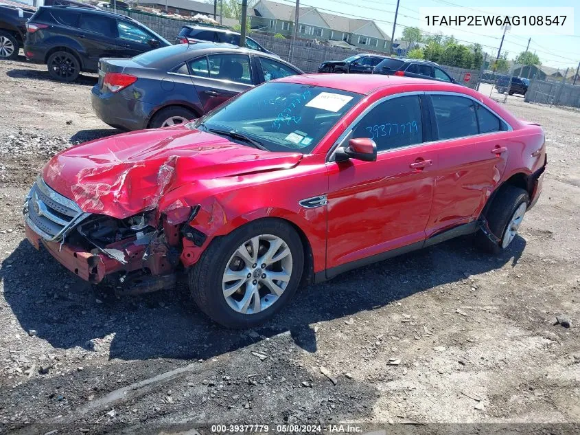 2010 Ford Taurus Sel VIN: 1FAHP2EW6AG108547 Lot: 39377779