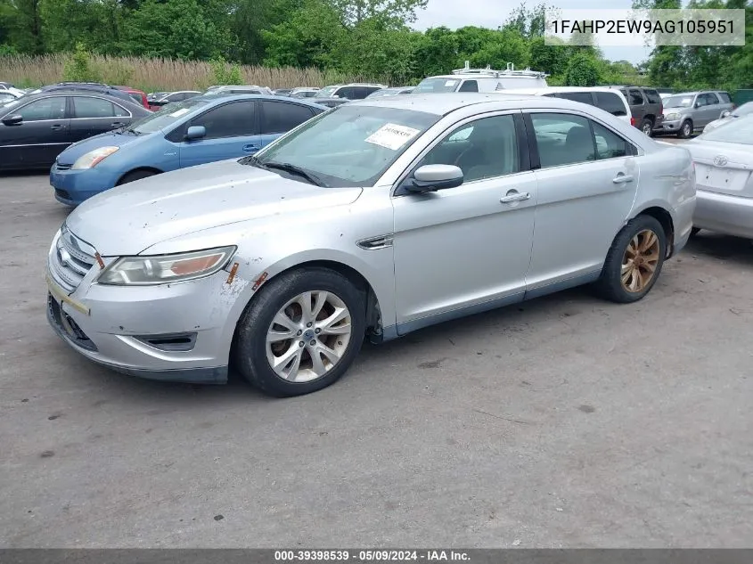 2010 Ford Taurus Sel VIN: 1FAHP2EW9AG105951 Lot: 39398539