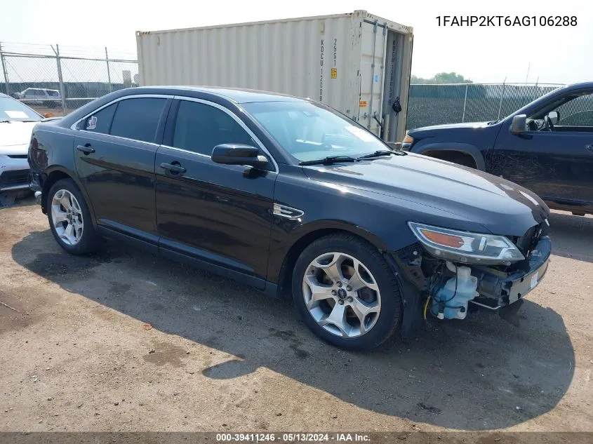 2010 Ford Taurus Sho VIN: 1FAHP2KT6AG106288 Lot: 39411246