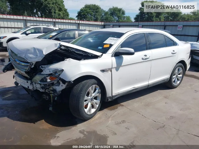 2010 Ford Taurus Sel VIN: 1FAHP2EW4AG116825 Lot: 39426497