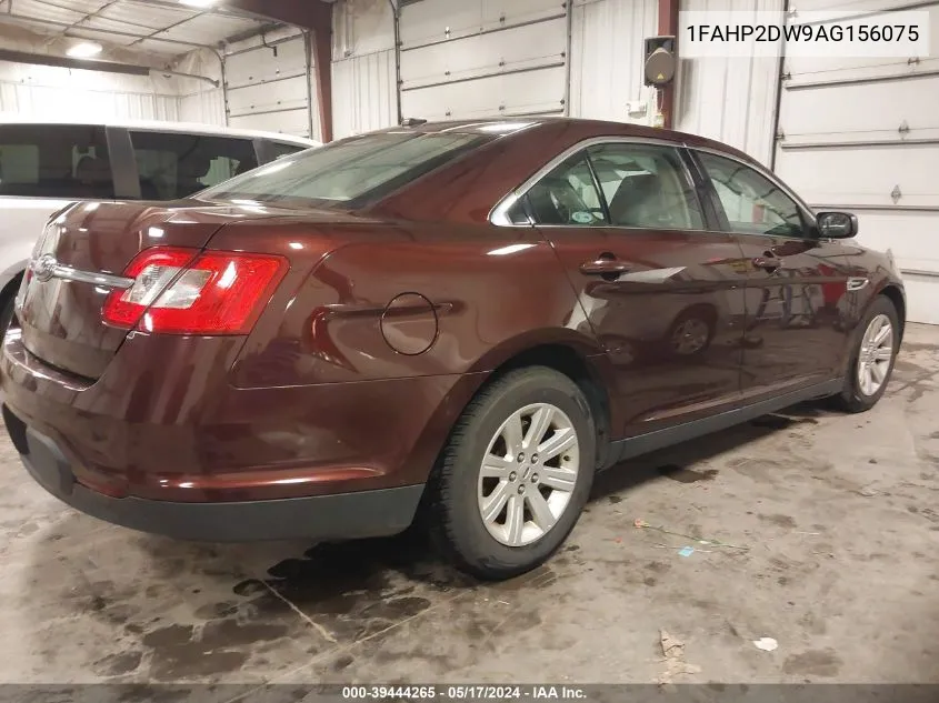 1FAHP2DW9AG156075 2010 Ford Taurus Se