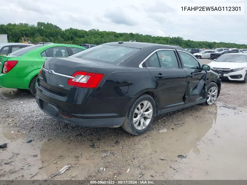 2010 Ford Taurus Sel VIN: 1FAHP2EW5AG112301 Lot: 39451623