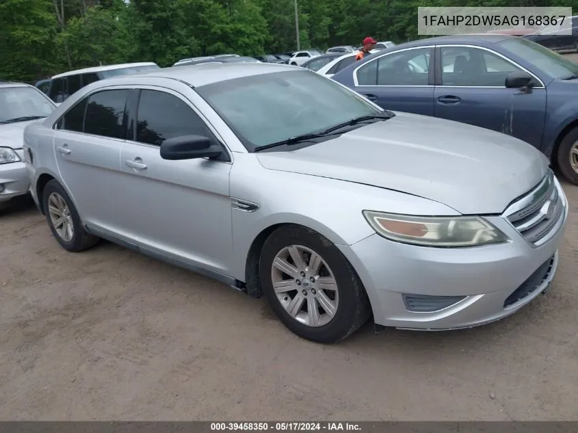 2010 Ford Taurus Se VIN: 1FAHP2DW5AG168367 Lot: 39458350